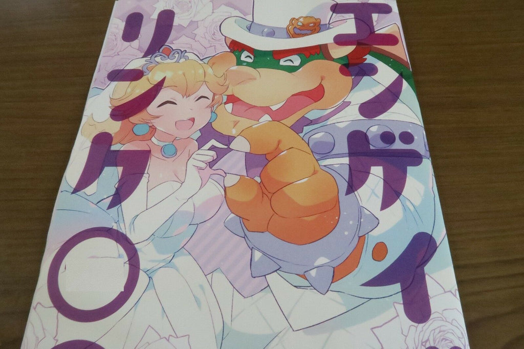 Mario Doujinshi Bowser X Peach (B5 24pages) Star Parlor Engage Link furry kemono