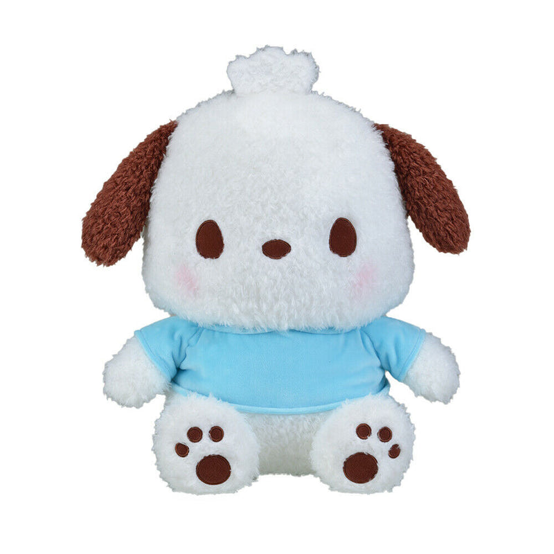 Sanrio Pochacco Giga BIG Plush doll Blue Hoodie ver. Limited to JP 19in