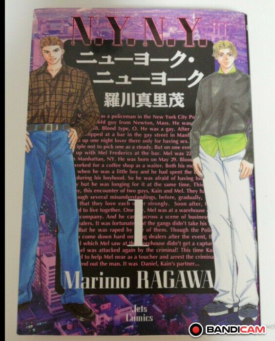 BL Yaoi Boys Love Comic Manga Sexy Shounenai NY NY Vol.1-4 Set Rakawa mario
