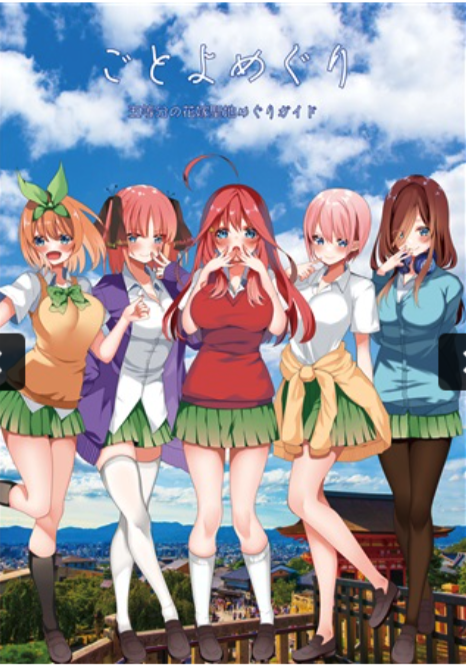 Doujinshi fan fiction books Visiting sacred places Quintessential Quintuplets