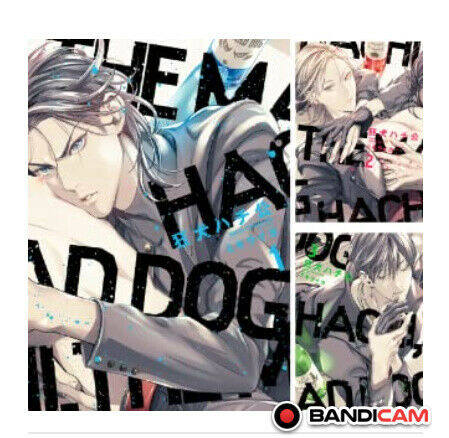 BL Yaoi Boys Love Comic Sexy Shounenai The Mad dog Hachi Vol.1-3 set Miki raika