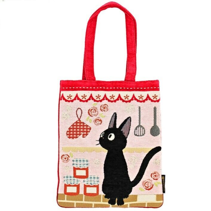 Studio Ghibli Kiki's Delivery Service Jiji Tote Bag Japan Gobelin #2