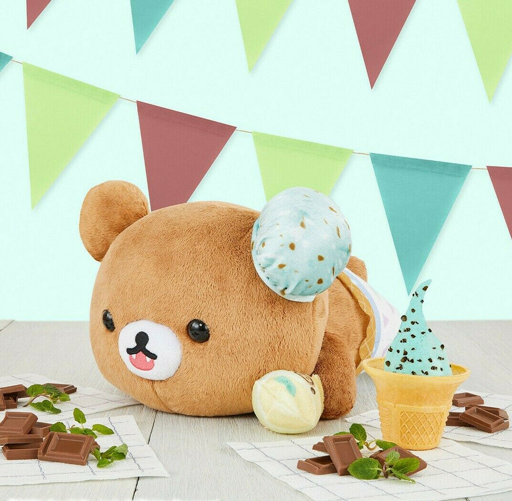 Rilakkuma Chairoi Koguma JUICY Gelato Shop Plush doll Open Mouth ver. JAPAN