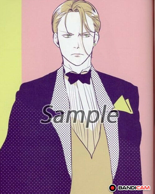 Full color illustrationDoujinshi BANANA FISH Aslan �~ Eiji DRESS CODE 22p