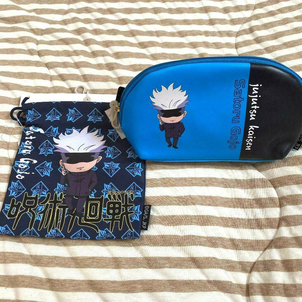 Jujutsu Kaisen Satoru Gojo Pouch & Drawstring Bag SET Exclusive to Japan