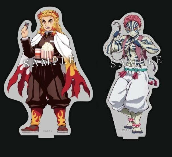 Demon Slayer Rengoku & Akaza Acrylic Stand 2PCS SET Exclusive Movie in JP