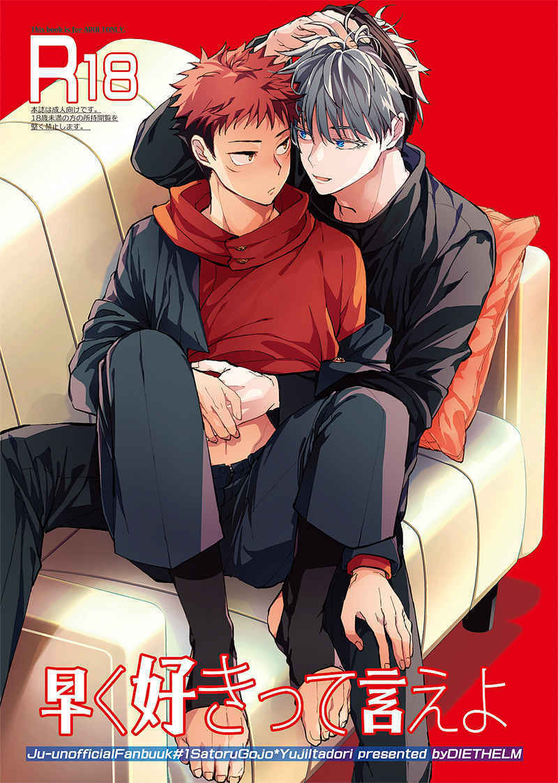Doujinshi fan fiction books Say you like it soon JUJUTSU KAISEN Japanese Anime M