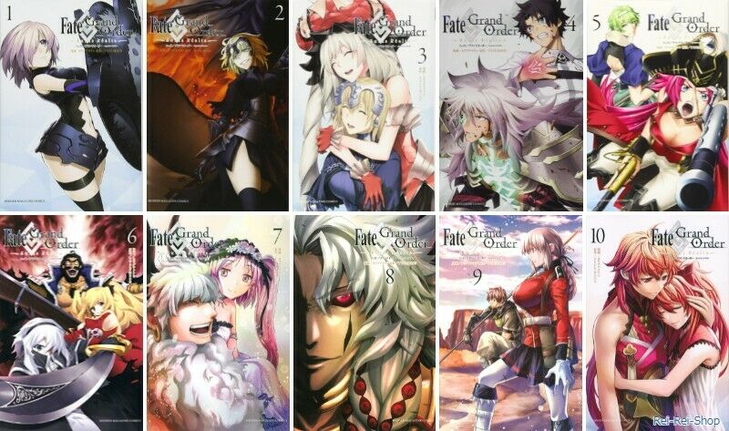 Japanese Manga Comic Book Fate/Grand Order-turas realta- vol.1-10 set New DHL