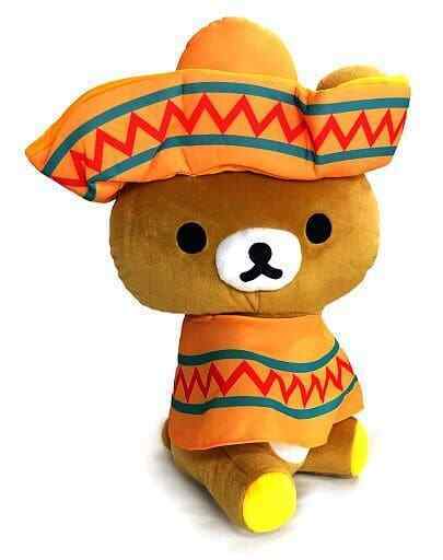 Rilakkuma Mexican Style BIG Plush doll 16in San-X Limited to JAPAN