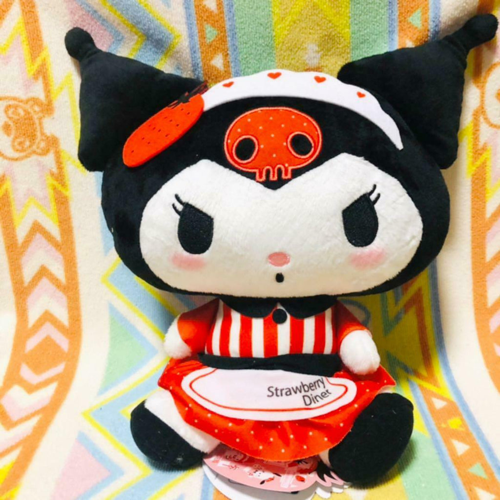 Sanrio Kuromi Strawberry DINER BIG Plush doll Limited to JP 12in 2021
