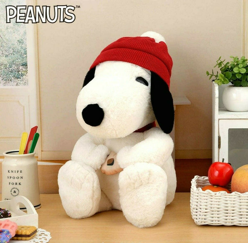 PEANUTS SNOOPY with Cookie Mega BIG Plush doll Winter ver. Limited to JP