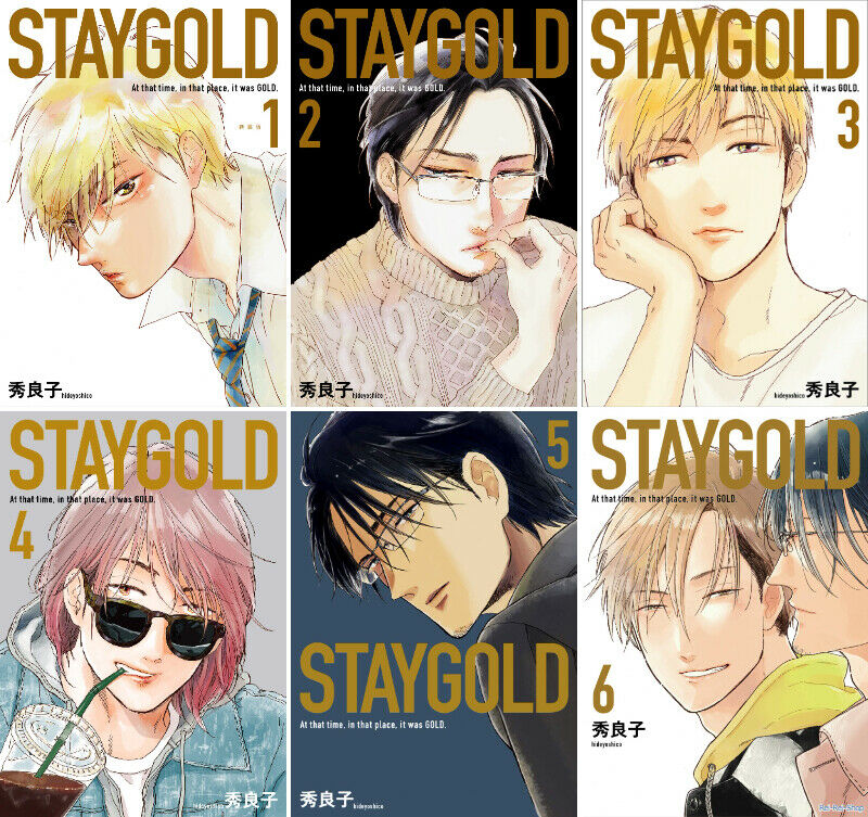 Japanese Manga Boys Love Comic Book STAYGOLD vol.1-6 set NEW DHL