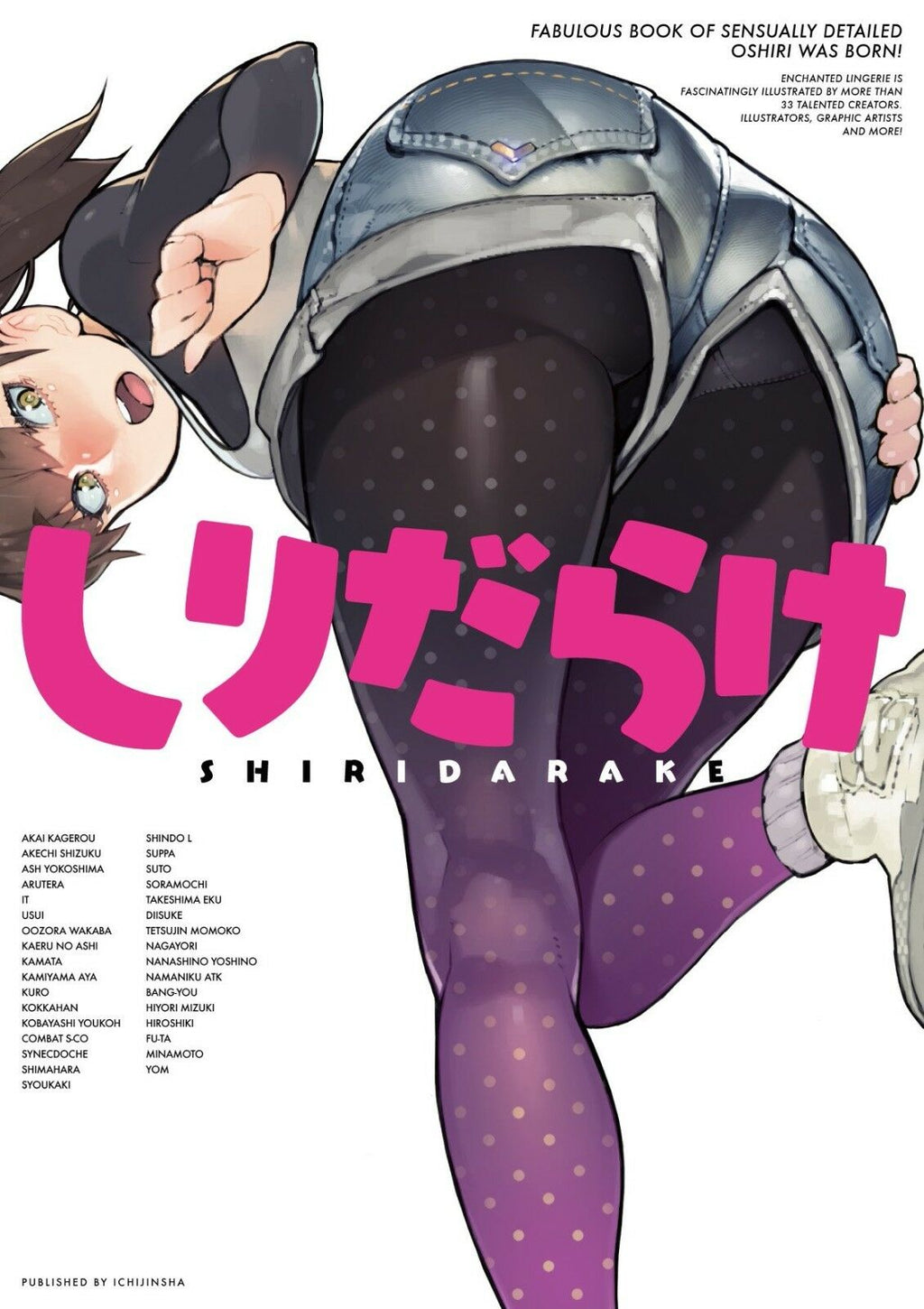 NEW Hip Illustration Art Book 'Shiridarake' | Japan Various Artists Anime