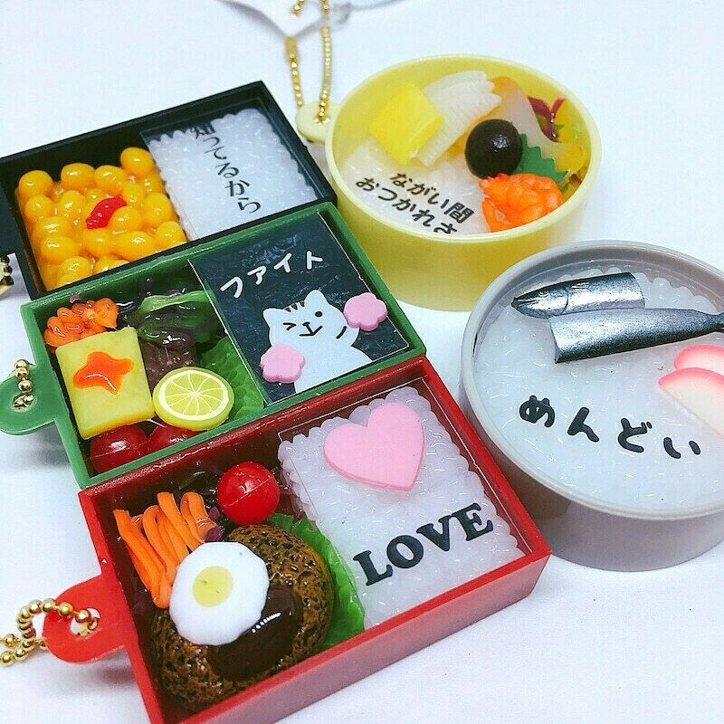 Bento Mascot BC Capsule Toy 5PCS SET Complete Ga?hapon Exclusive to JAPAN