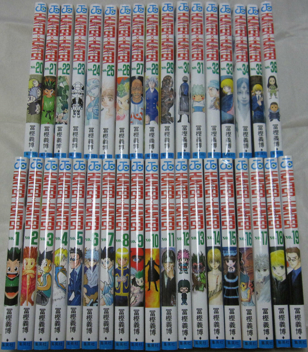 USED Hunter x Hunter Vol.1-36 Set Japanese Manga