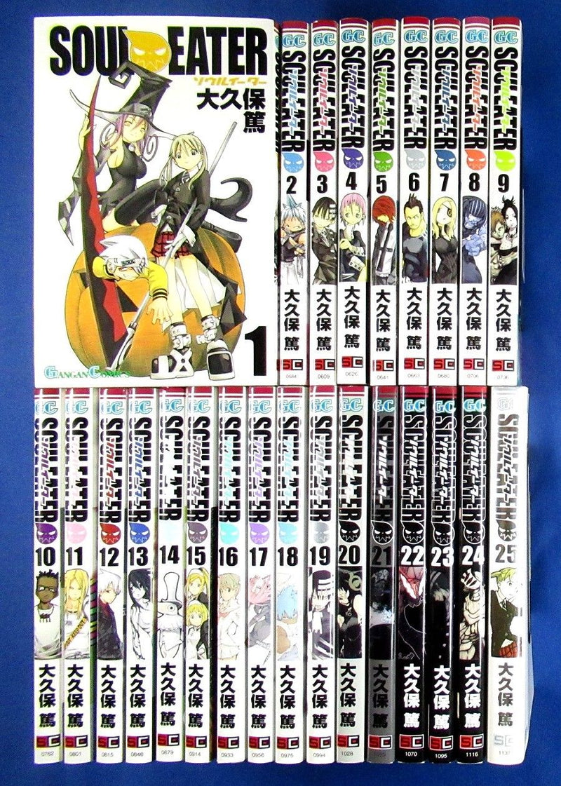 SOUL EATER 1-25 Comic Complete set Atsushi Ohkubo /Japanese Manga Book