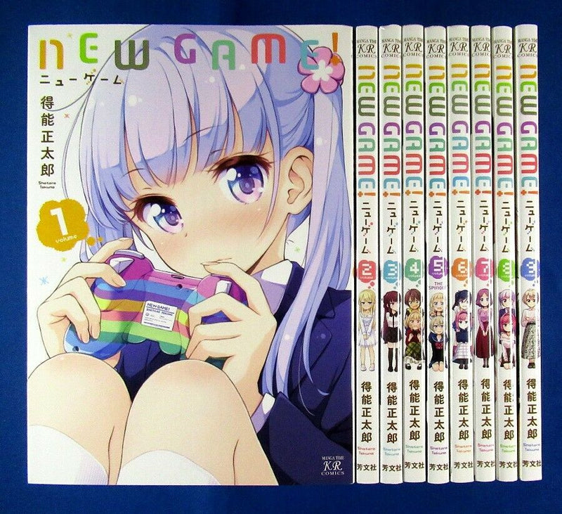 New Game 1-9 Comic set - Shotaro Tokuno /Japanese Manga Book Japan