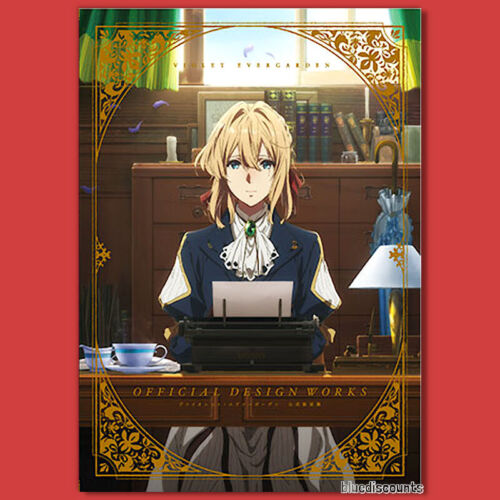 Violet Evergarden Official Design Works PVC Cover Art Book Kyoto Animation