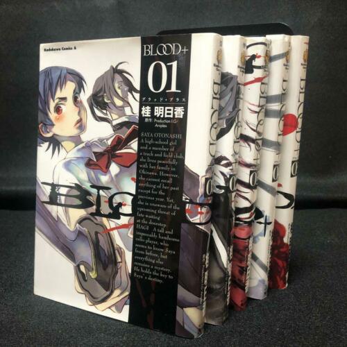Asuka Katsura Manga Blood + Vol. 1 to 5 Complete Set JPN Language