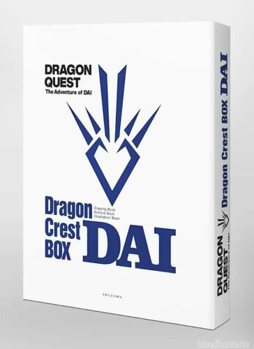 Dragon Quest The Adventure of DAI Dragon Crest BOX (3 Art Book+Sticker Set)