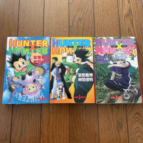 novel: Huter x Hunter 1~3 Complete Set