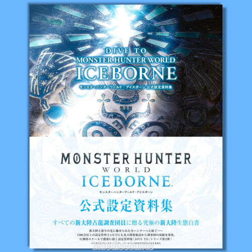 | Dive To Monster Hunter World: ICEBORNE Official Design Works Game Art Book