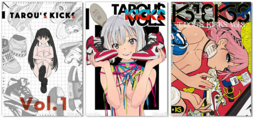 Tarou's Kicks Vol.1+2+3 Sneakers Girls Art Book Set | C99 tarou2 atmosphere